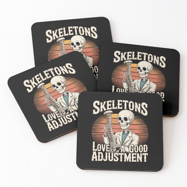 Item preview, Skeletons Love a Good Adjustment Halloween Osteopath designed and sold by osteopath shop.