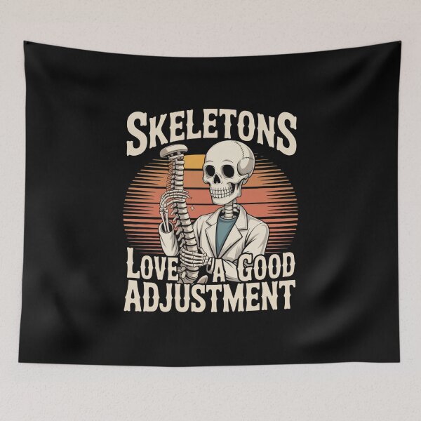 Item preview, Skeletons Love a Good Adjustment Halloween Osteopath designed and sold by osteopath shop.