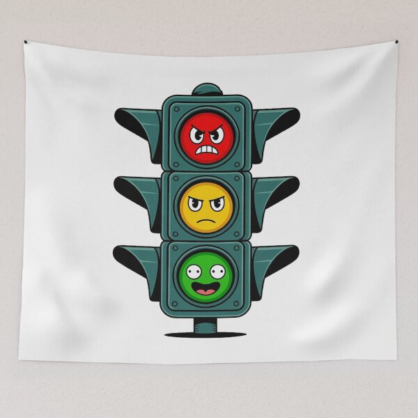 Item preview, funny traffic light  designed and sold by YounexxART.