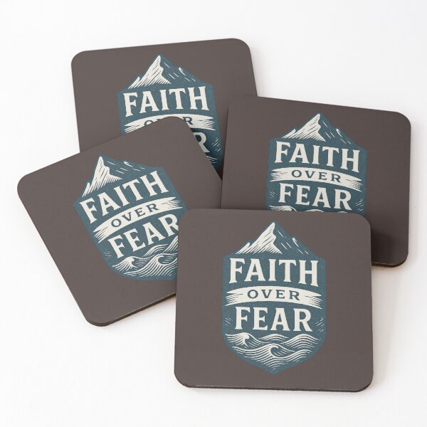 Item preview, Faith Over Fear Mountain Emblem designed and sold by SimplySelim.