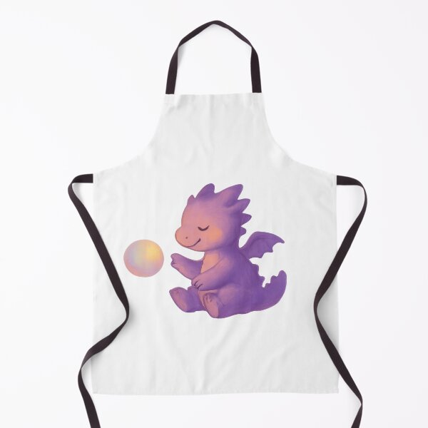 Item preview, Gentle Dragon with Glowing Orb – Mellow Playtime Series designed and sold by ArtByAlgorithms.