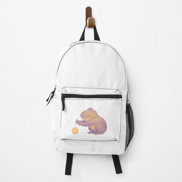 Item preview, Peaceful Frog Reaching for Ball – Mellow Playtime Series designed and sold by ArtByAlgorithms.