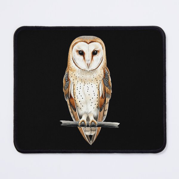 Item preview, Barn owl on a branch  designed and sold by 4rtistcDrift.