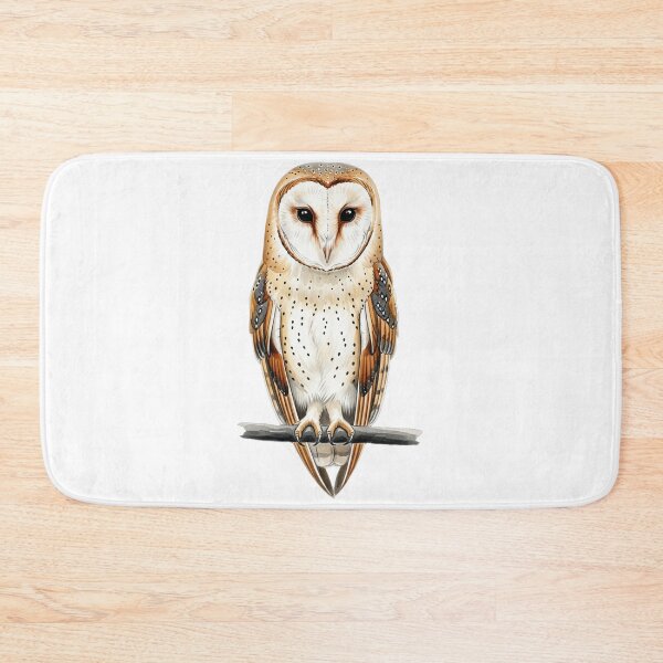 Item preview, Barn owl on a branch  designed and sold by 4rtistcDrift.