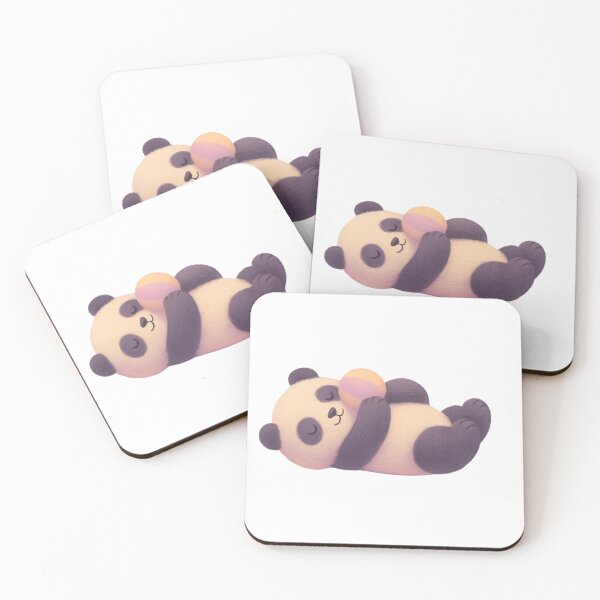 Item preview, Snuggly Panda with Soft Ball – Mellow Playtime Series designed and sold by ArtByAlgorithms.