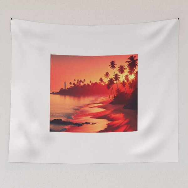 Item preview, SERENE TROPICAL BEACH SUNSET designed and sold by Catalina Kate.