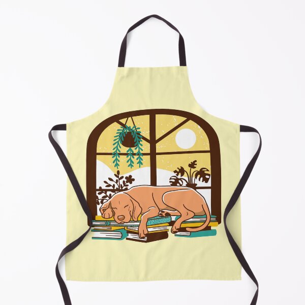 Item preview, Sleepy Vizsla and Books designed and sold by Wlaurence.