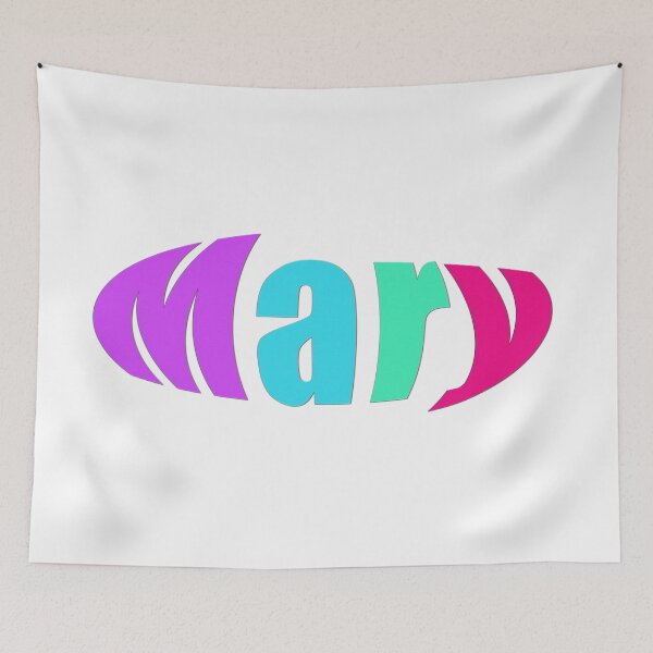 Artikelvorschau, Mary Name, hell und farbenfroh entworfen und verkauft von WD-Artist.