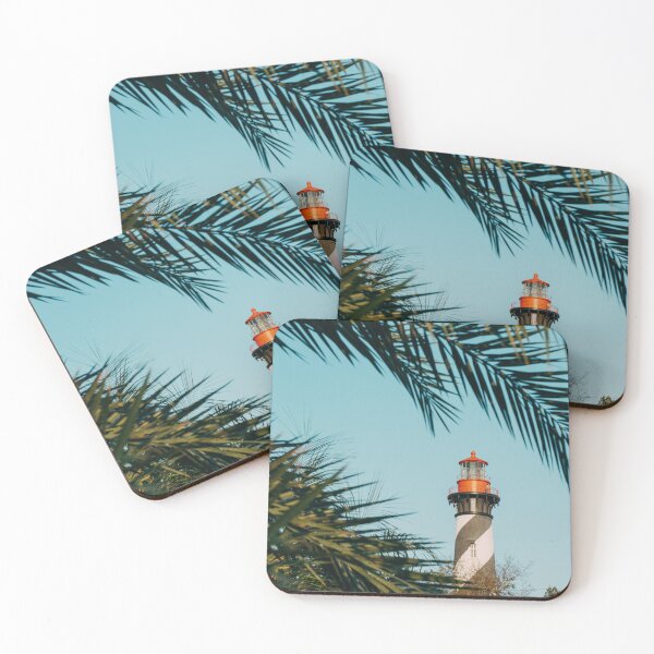 Item preview, St Augustine Florida Lighthouse and Palm Tree  designed and sold by Wall Love.