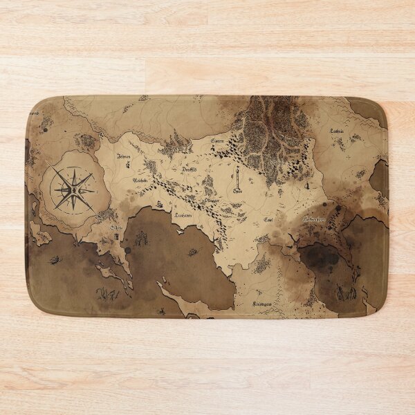 Item preview, Map of the Devils Crest designed and sold by Sketchii Smetchii.