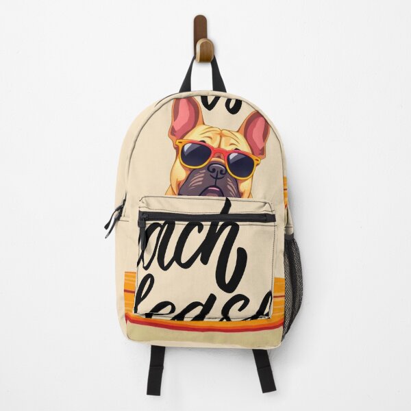 Item preview, Beach frenchie bulldog chilling with sunglasses designed and sold by VibrArtco.