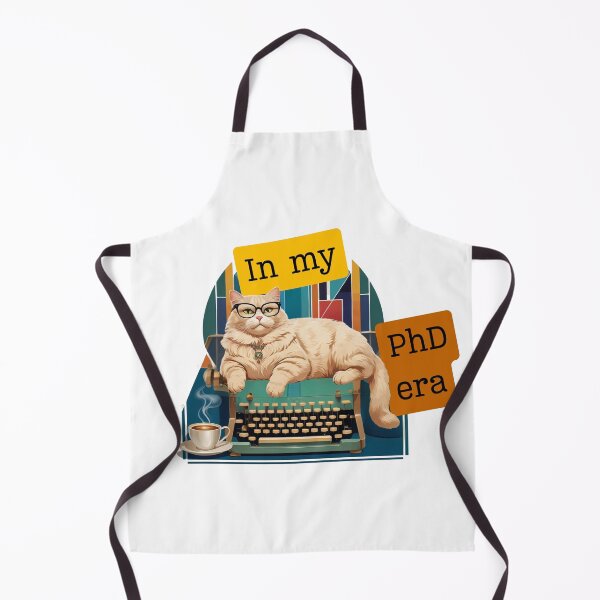 Item preview, In My PhD Era - Funny PhD Student Cat or Graduate designed and sold by nerdycatshop.