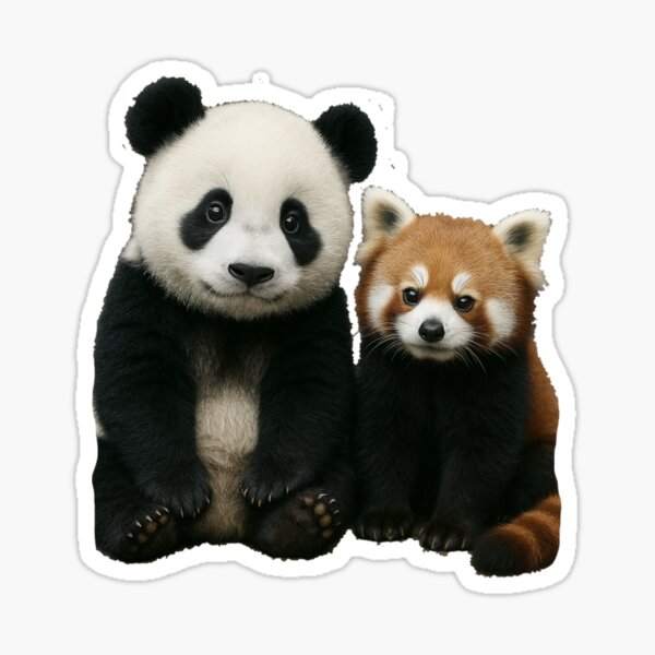 Item preview, Panda and red panda designed and sold by ErgonC-Gamer.