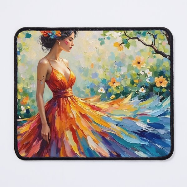 Item preview, Woman with Flowing Dress designed and sold by ChloeDesigns401.