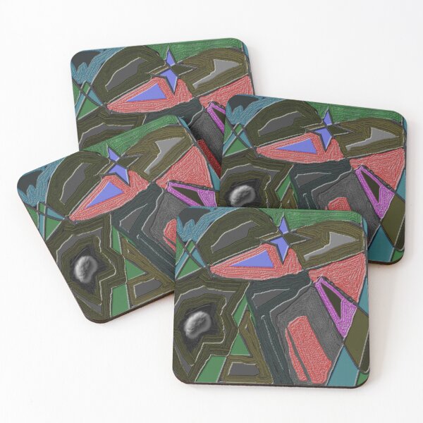 Item preview, Dark Jumbled Colorful Abstract designed and sold by SmashingDeals.