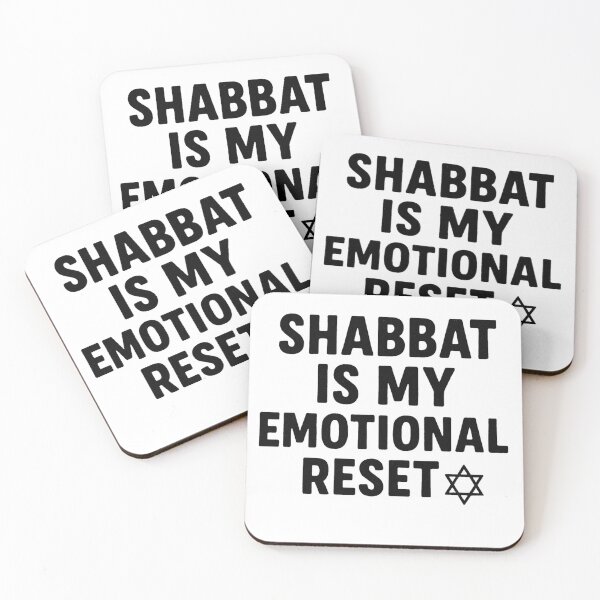 Item preview, Shabbat Is My Emotional Reset – Jewish Humor Quote designed and sold by hYetzirah.