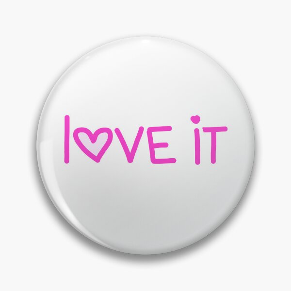 Item preview, Love it, Pink Heart  designed and sold by Memes N Lore .
