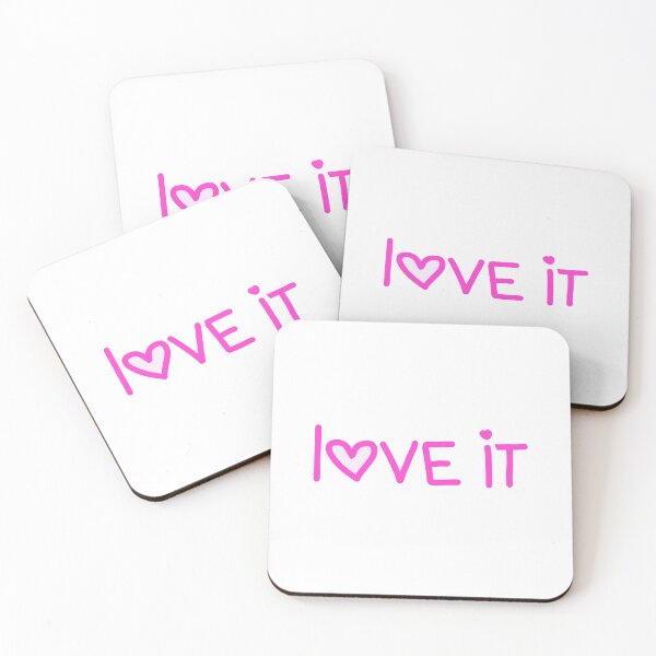 Item preview, Love it, Pink Heart  designed and sold by Memes N Lore .