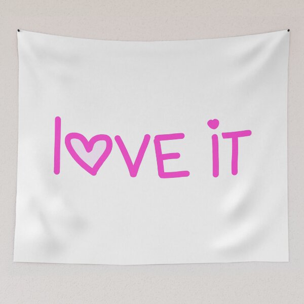 Item preview, Love it, Pink Heart  designed and sold by Memes N Lore .