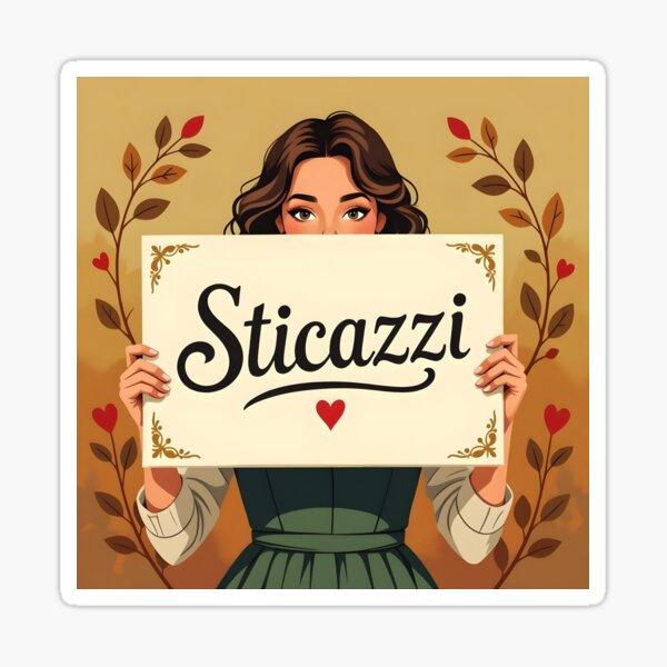 Item preview, Sticazzi on the Table – Italian Fall Mood designed and sold by EmeraldeaArt.
