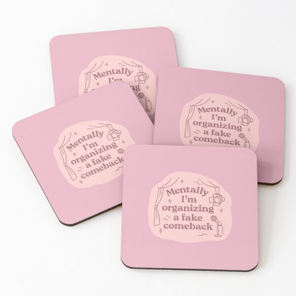 Item preview, Fake Comeback Mental Spiral Sticker – Mentally Toasted Delulu Quote designed and sold by MentallyToasted.
