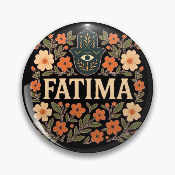 Item preview, Fatima Name Floral Hamsa Hand Aesthetic Art - Perfect Gift for Fatima designed and sold by Slubor.