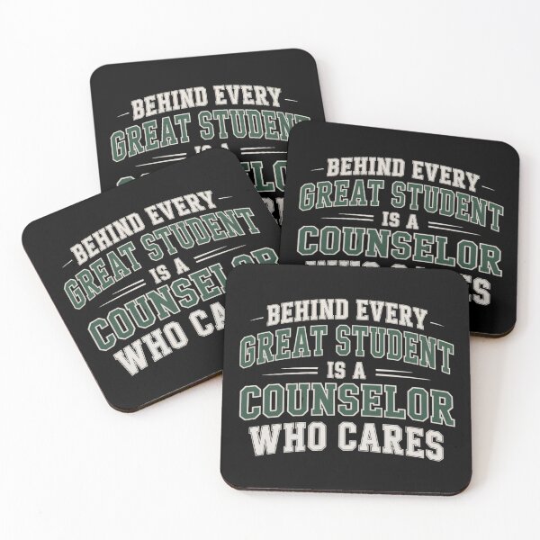 Item preview, Behind Every Great Student is a Counselor Who Cares designed and sold by theartfulaspie.