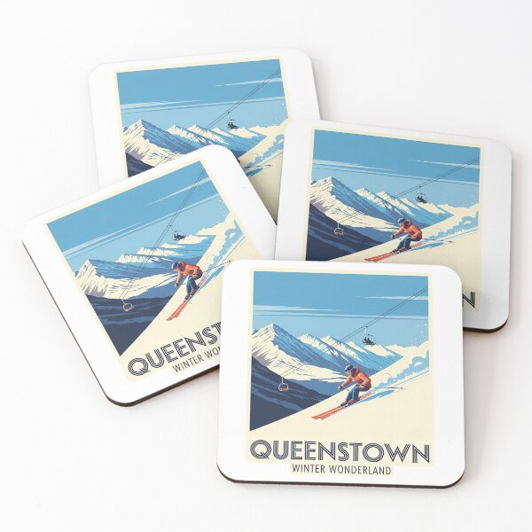 Item preview, A Classic Day on the Slopes: A Timeless Queenstown Design designed and sold by Digital Dreams Arts.