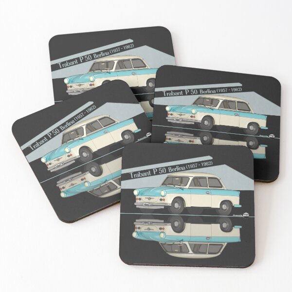 Item preview, Trabant P50 Marmorweiss und Heliotrop Farbe (1957–1962) – The icon of the East designed and sold by Azaziel.