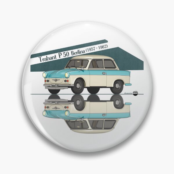 Item preview, Trabant P50 Marmorweiss und Heliotrop Farbe (1957–1962) – The icon of the East designed and sold by Azaziel.