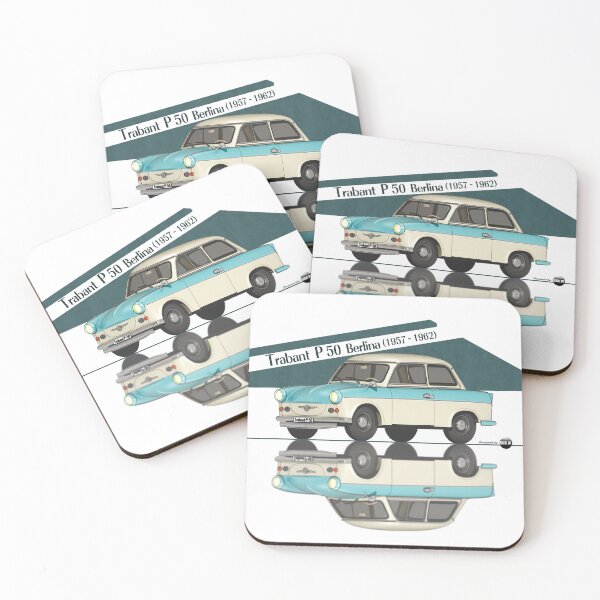 Item preview, Trabant P50 Marmorweiss und Heliotrop Farbe (1957–1962) – The icon of the East designed and sold by Azaziel.