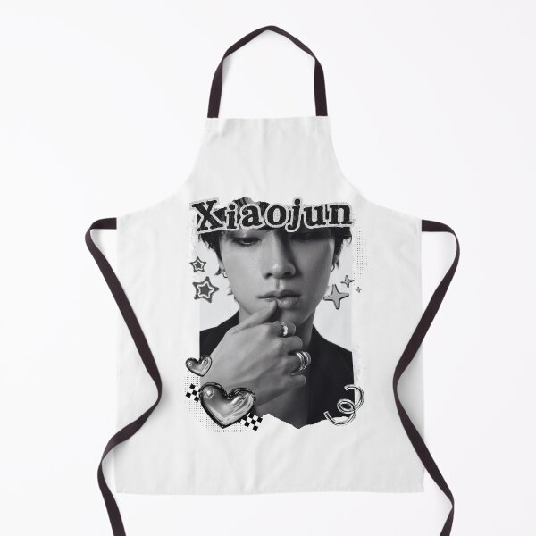 Item preview, NCT Xiaojun (샤오쥔) Kpop Boy Group Black and White Collage Design designed and sold by AJUNICE STUDIO.