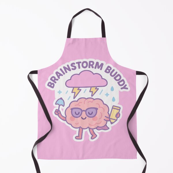 Item preview, Brainstorm Buddy – Creative Brain Pun Sticker designed and sold by BloomKind.