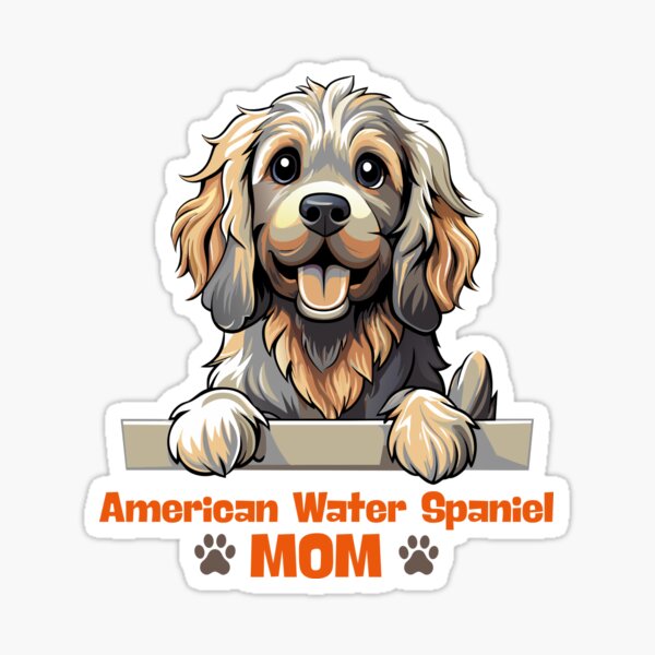 Item preview, American Water Spaniel Mom - Funny Dog Mom T-Shirt designed and sold by InTheMoodTees.