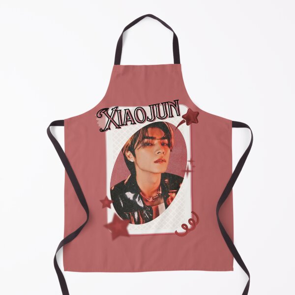 Item preview, NCT Xiaojun (샤오쥔) Kpop Boy Group Card Red Aesthetic Collage Design designed and sold by AJUNICE STUDIO.