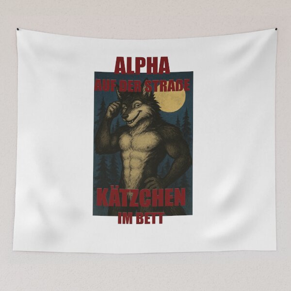 Item preview, Alpha auf der Straße Kätzchen im Bett designed and sold by SadInternetClub.