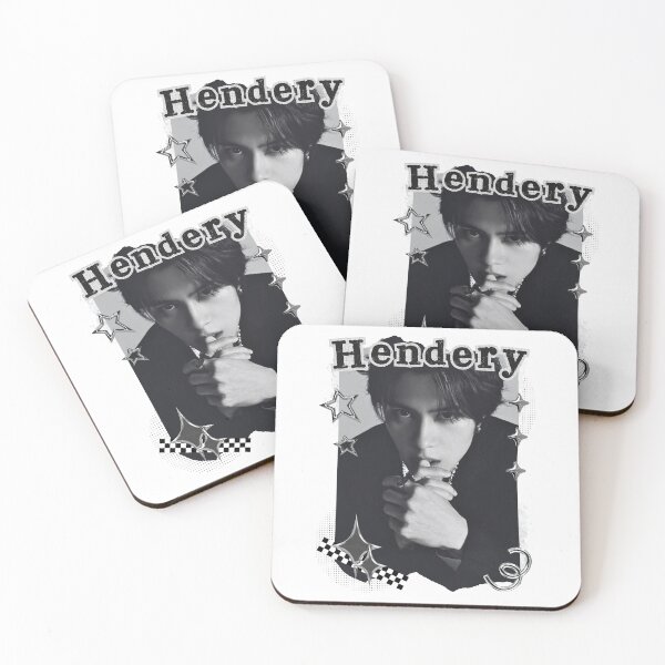 Item preview, NCT Hendery (헨드리) Kpop Boy Group Black and White Collage Design designed and sold by AJUNICE STUDIO.