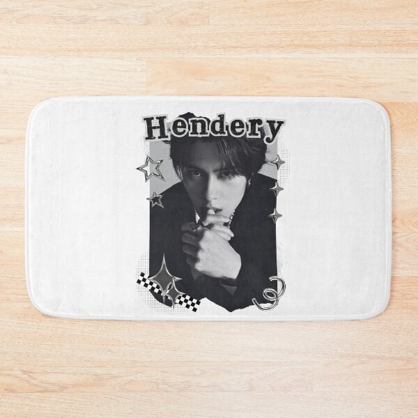 Item preview, NCT Hendery (헨드리) Kpop Boy Group Black and White Collage Design designed and sold by AJUNICE STUDIO.