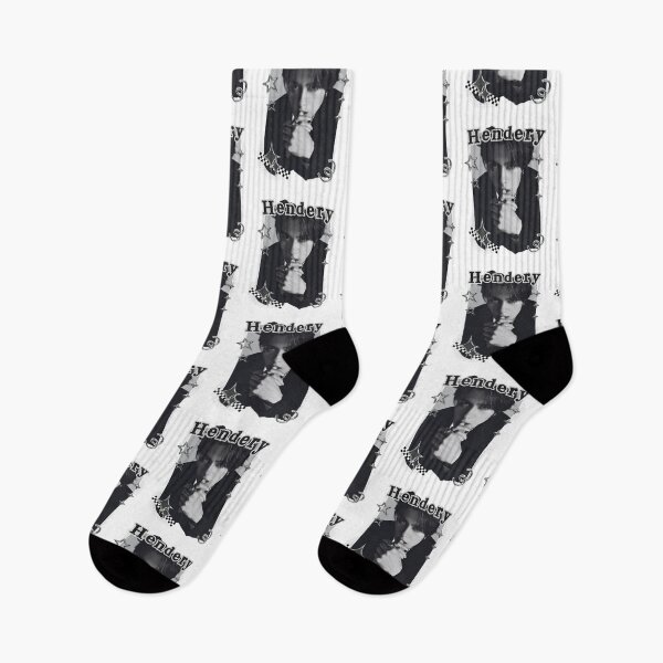 Item preview, NCT Hendery (헨드리) Kpop Boy Group Black and White Collage Design designed and sold by AJUNICE STUDIO.