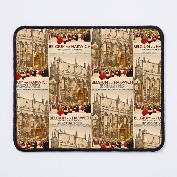 Item preview, Vintage Belgium via Harwich Poster designed and sold by TeeARTHY.