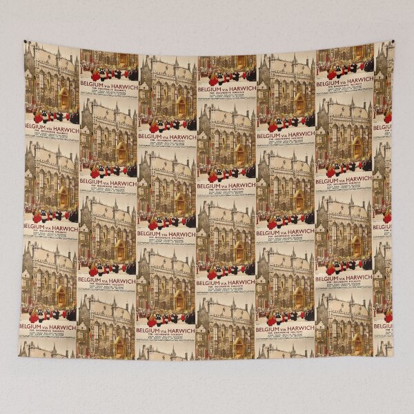 Item preview, Vintage Belgium via Harwich Poster designed and sold by TeeARTHY.