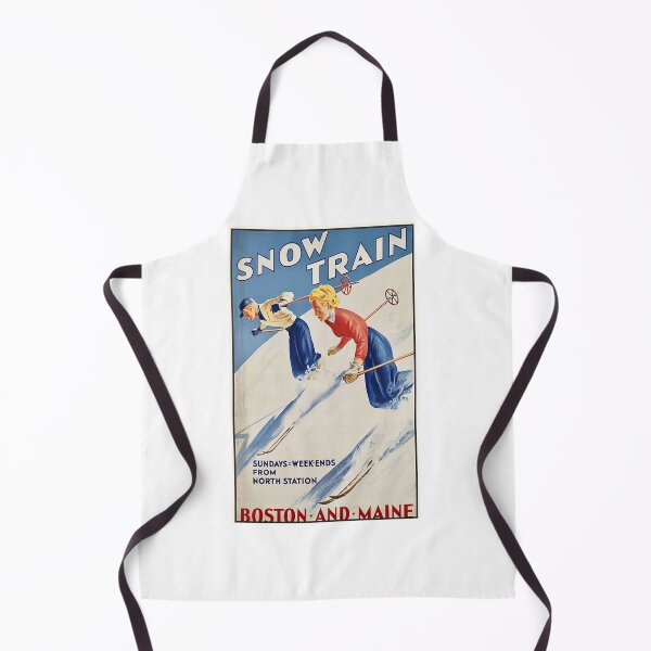 Item preview, Vintage Snow Train Ski Poster designed and sold by TeeARTHY.