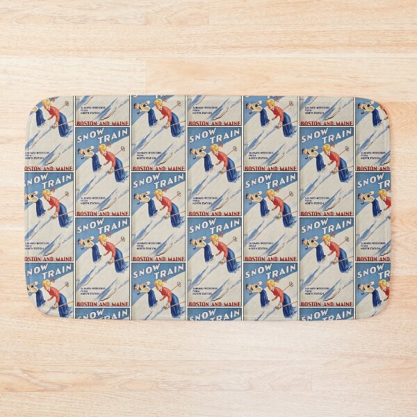 Item preview,  Vintage Snow Train Ski Poster designed and sold by TeeARTHY.