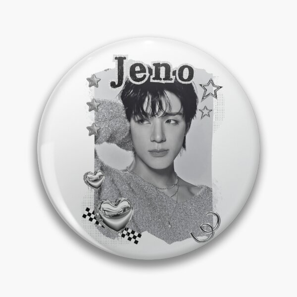Item preview, NCT Jeno (제노) Kpop Boy Group Black and White Collage Design designed and sold by AJUNICE STUDIO.