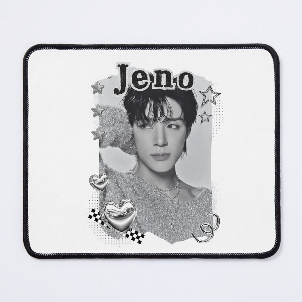 Item preview, NCT Jeno (제노) Kpop Boy Group Black and White Collage Design designed and sold by AJUNICE STUDIO.