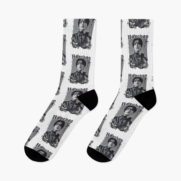 Item preview, NCT Haechan (해찬) Kpop Boy Group Black and White Collage Design designed and sold by AJUNICE STUDIO.