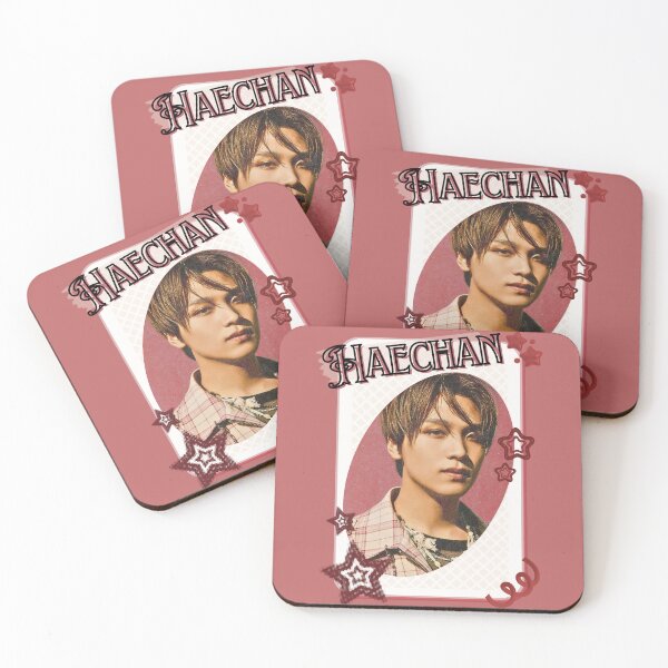 Item preview, NCT Haechan (해찬) Kpop Boy Group Card Red Aesthetic Collage Design designed and sold by AJUNICE STUDIO.