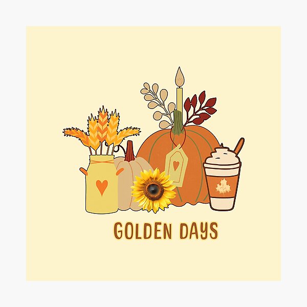 Item preview, Golden Days, Autumn vibes designed and sold by MagicArtByMe.