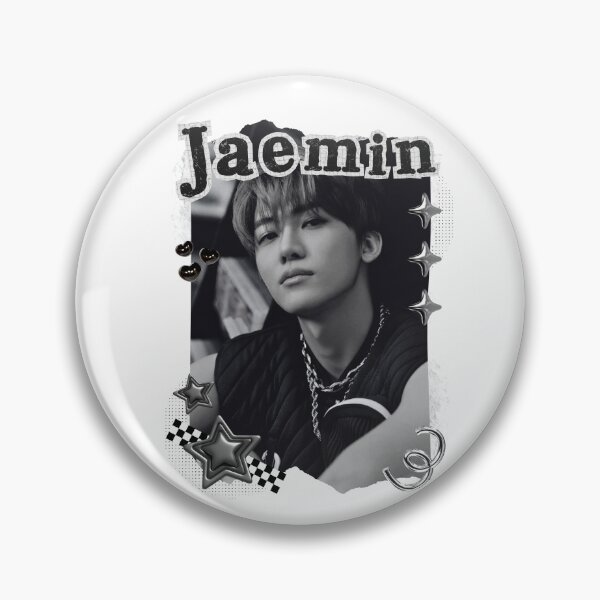 Item preview, NCT Jaemin (재민) Kpop Boy Group Black and White Collage Design designed and sold by AJUNICE STUDIO.