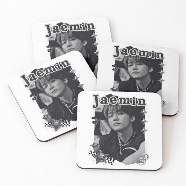 Item preview, NCT Jaemin (재민) Kpop Boy Group Black and White Collage Design designed and sold by AJUNICE STUDIO.